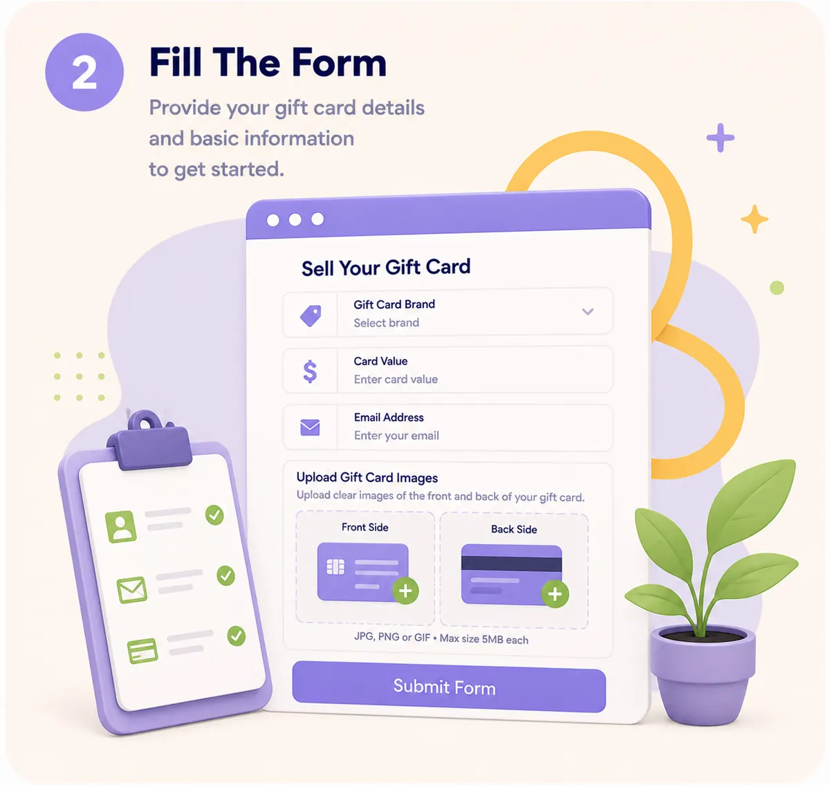 Fill the form